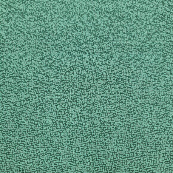 Green and Black Grid Patterned Fabric For Sewing Crafts 21 x 44 - Picture 2 of 2